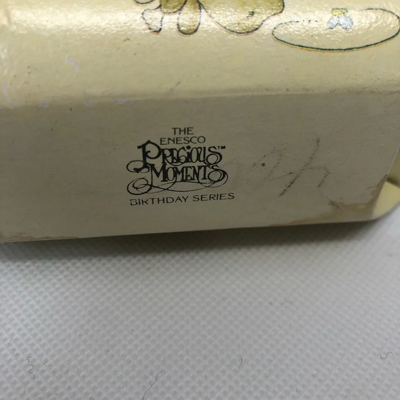 5/$25 
Enesco Precious Moments Birthday Series 15938 Bear For Baby 1985  Vintage - Picture 4 of 8